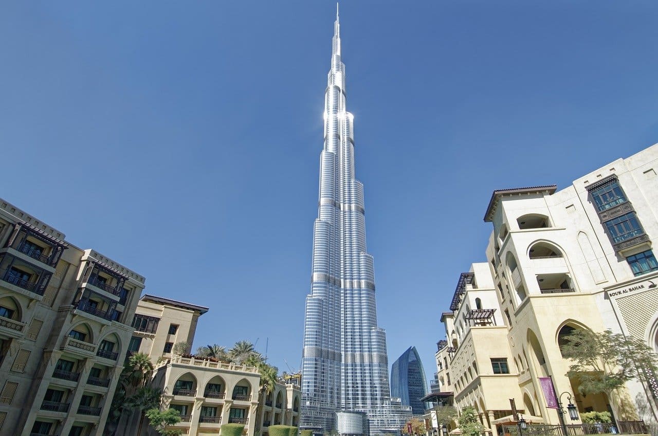 Самое высокое здание в мире также находится в Дубае