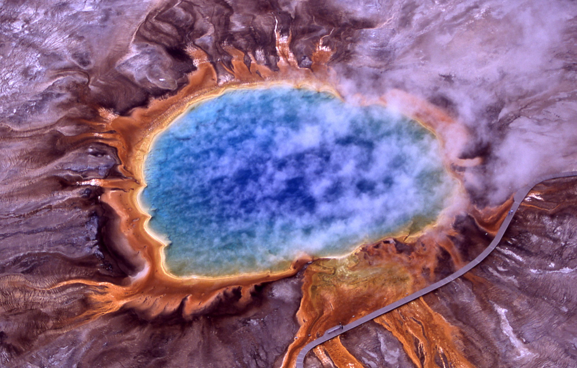 Grand Prismatic Spring in Yellowstone National Park, Wyoming image - Free stock photo - Public Domain photo - CC0 Images