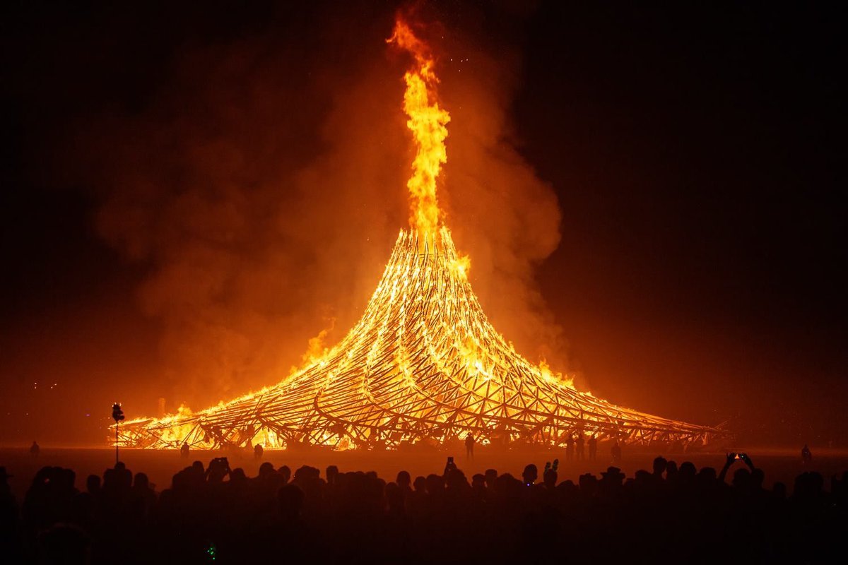 Burning Man глазами обывателя - Горящий Человек, Храм, Исход | Пикабу
