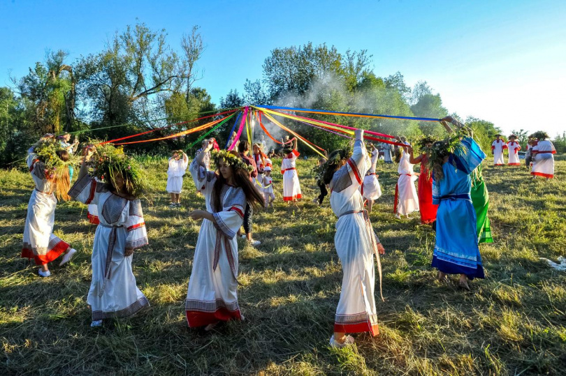Старинный славянский праздник Иван Купала отметили и в деревне Мизиново