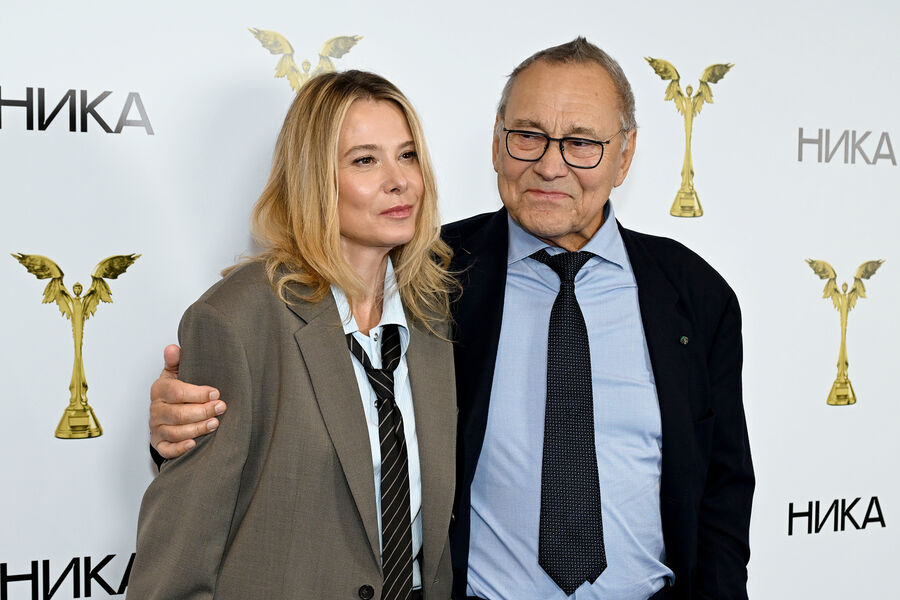 Андрей Кончаловский и Юлия Высоцкая
